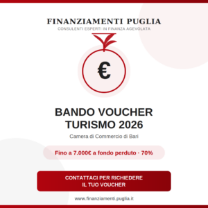bando voucher turismo 2026 cciaa bari